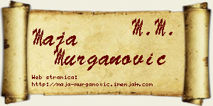 Maja Murganović vizit kartica